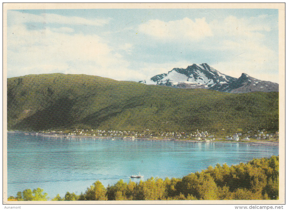 Noruega--1963--Towards Ankenes And The 15786m High Mountain "Sleeping Queen "----Narvik-a, Eure, Francia - Noruega