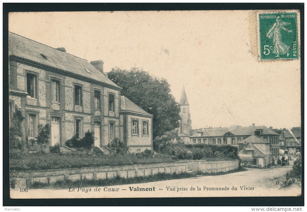 VALMONT - Vue Prise De La Promenade Du Vivier - Valmont