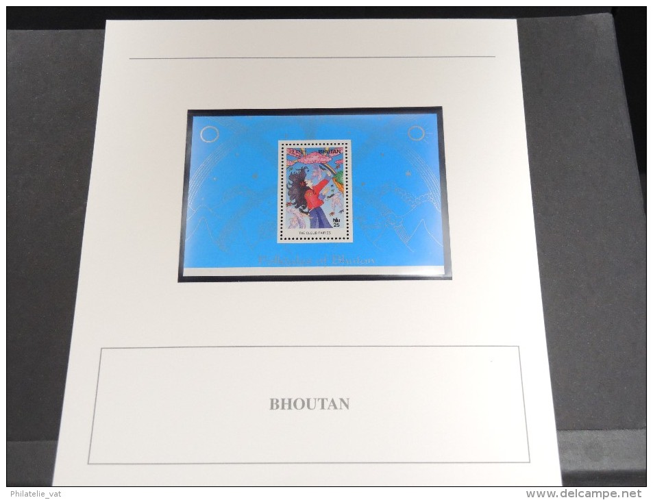 BHOUTAN - Bloc Luxe Avec Texte Explicatif - Belle Qualité - À Voir -  N° 11525 - Bhután