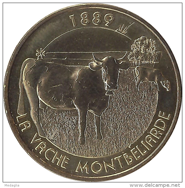 2015 MDP103 - O.T DU TOURISME DE MONTBELIARD 3 - LA VACHE MONTBELIARD / MONNAIE DE PARIS - 2015