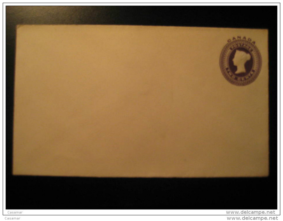 Postal Stationery Cover 2 Cents Canada - 1860-1899 Règne De Victoria