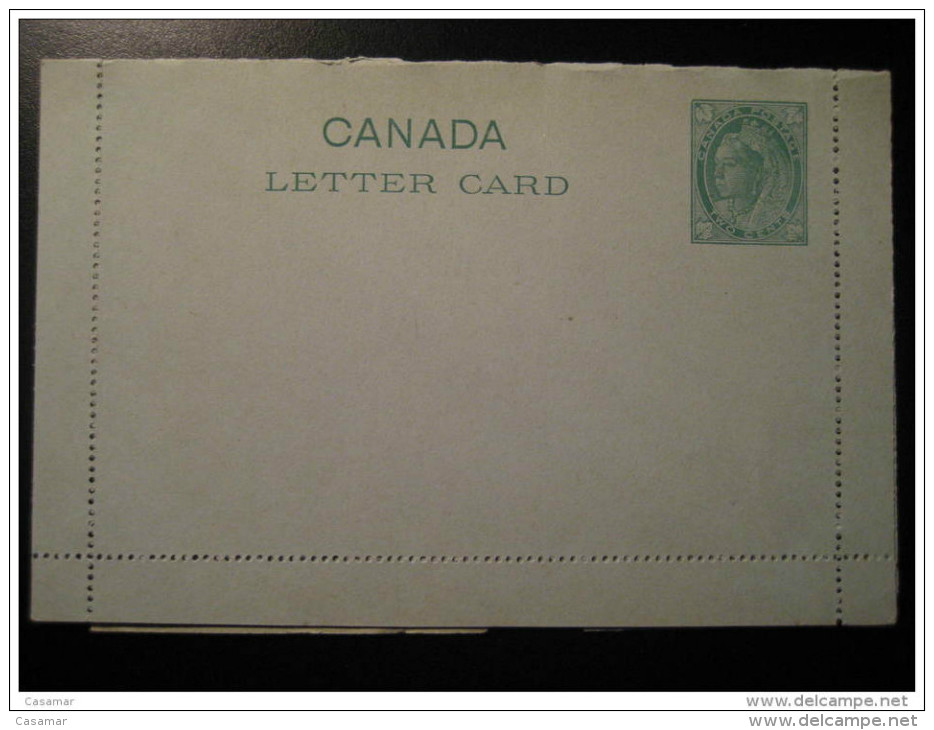 Postal Stationery Letter Card 2 Cent Canada - 1860-1899 Regering Van Victoria