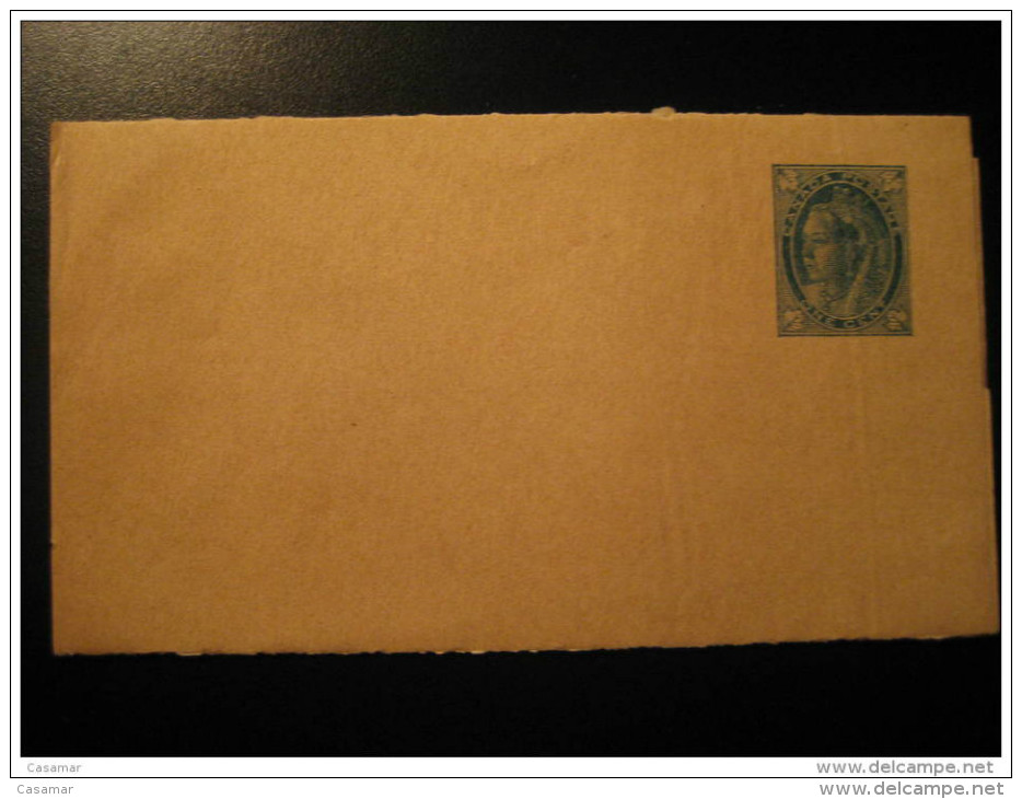 Wrapper Postal Stationery Cover 1 Cent Canada - 1860-1899 Reinado De Victoria