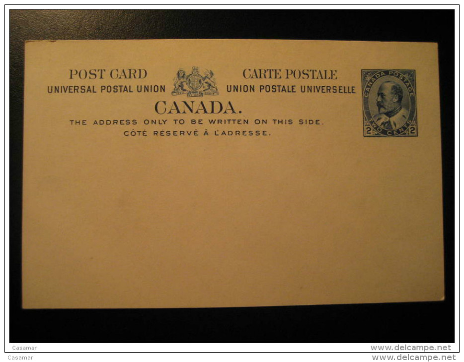 Postal Stationery UPU Post Card Two Cents Canada - 1903-1954 Kings