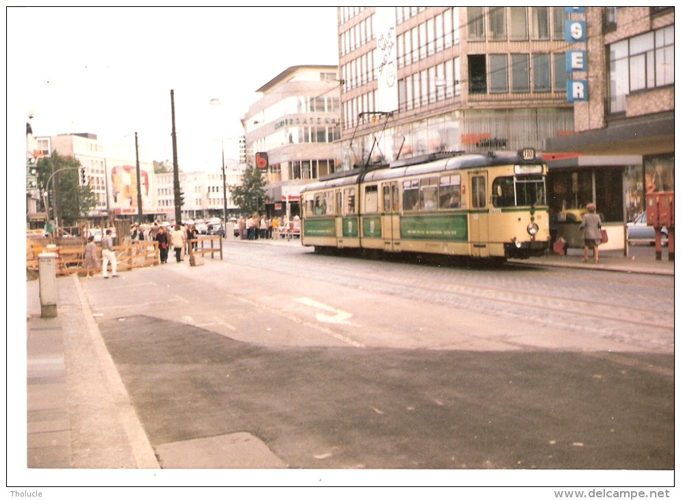 Photo Originale-Foto Tram Strassenbahn Tramway-Linie-310-Bochum -Bongardstrasse (Weiser-SinnLeffers) - Eisenbahnen