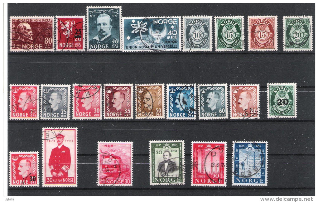 NORVEGE:mini Collection Chronologique. De 386 TP (1910..2004)+ PA,TS,TT - Collections