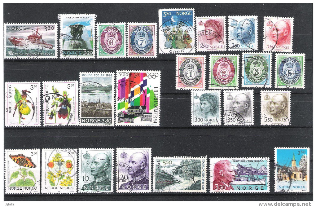NORVEGE:mini collection chronologique. de 386 TP (1910..2004)+ PA,TS,TT