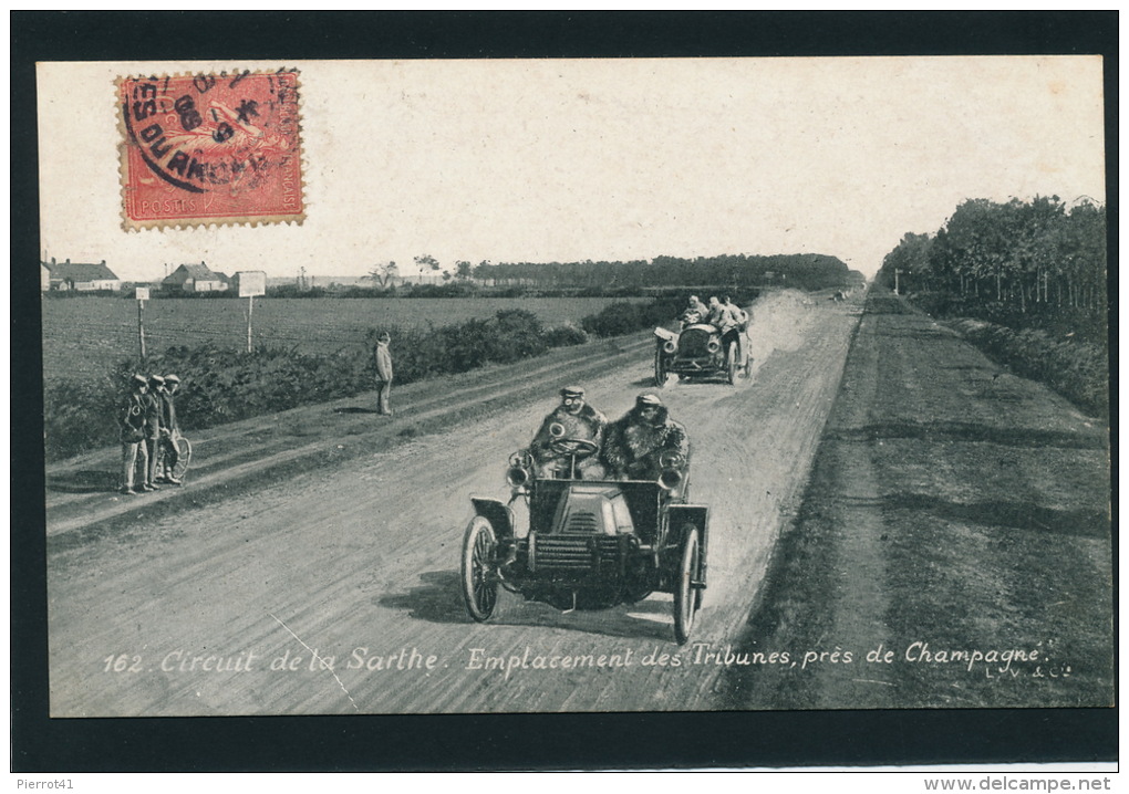 SPORT AUTOMOBILE - CIRCUIT DE LA SARTHE - Emplacement Des Tribunes Près De CHAMPAGNÉ - Rallyes