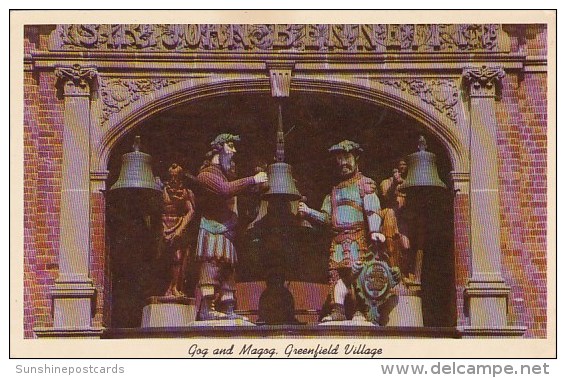 Gog And Magog Greenfield Village Dearborn Michigan 1965 - Dearborn