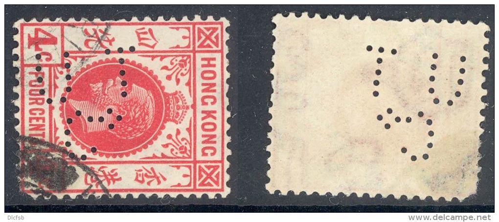 HONG KONG, Perfin &acute;U T Co &acute; - Used Stamps