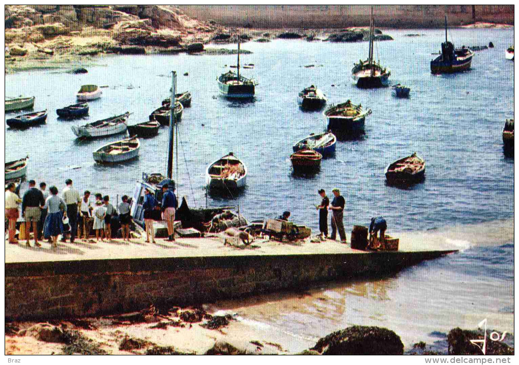 CPSM Bretagne Petit Port De Pêche Sans Doute Ploemeur Kerroch - Ploemeur