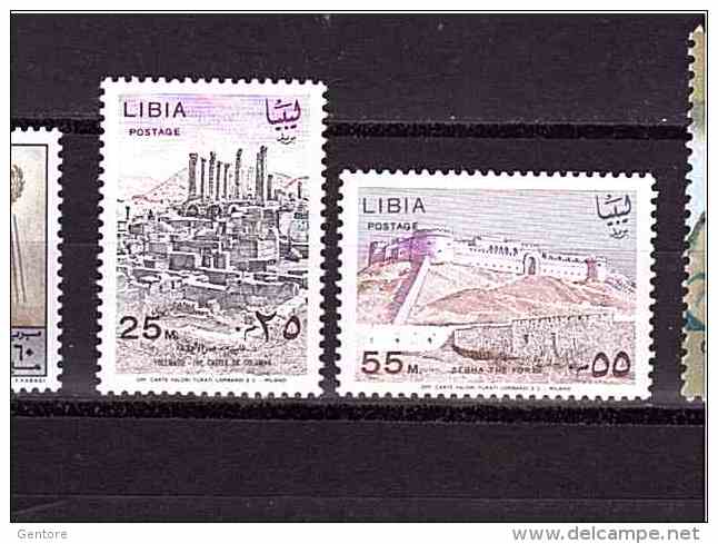 LIBYA 1967 Tolemaide  Yvert Cat N° 296/97  Cpl Set Of 2 Mint Never Hinged  Perfect Condition - Archaeology