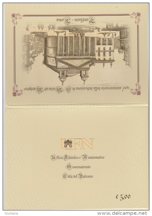 Vaticano 2009 - Serie 5 Cartoline Postali** Pantheon. 1400° Ann. Dedicazione A S.Maria Ad Martyres, In Contenitore - Vaticano