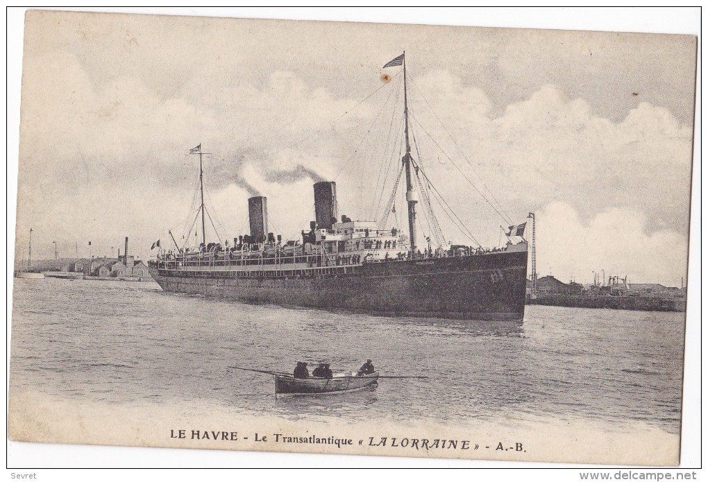 LE HAVRE. - Le Transatlantique " LA LORRAINE" - Dampfer