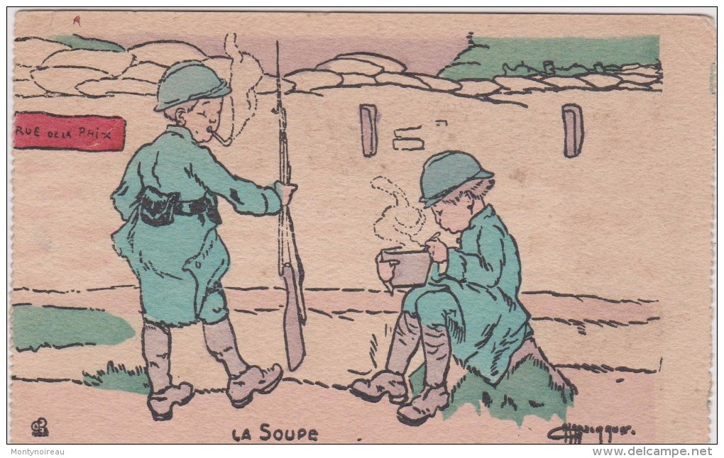 Illustrateur :  La  Soupe  ,  Soldat - Non Classés