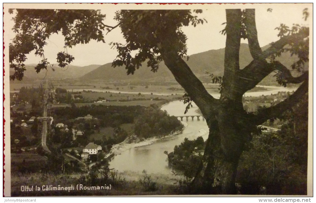 OLTUL LA CALIMANESTI,COZIA,1936,FOTO VESA,ROMANIA - Rumänien