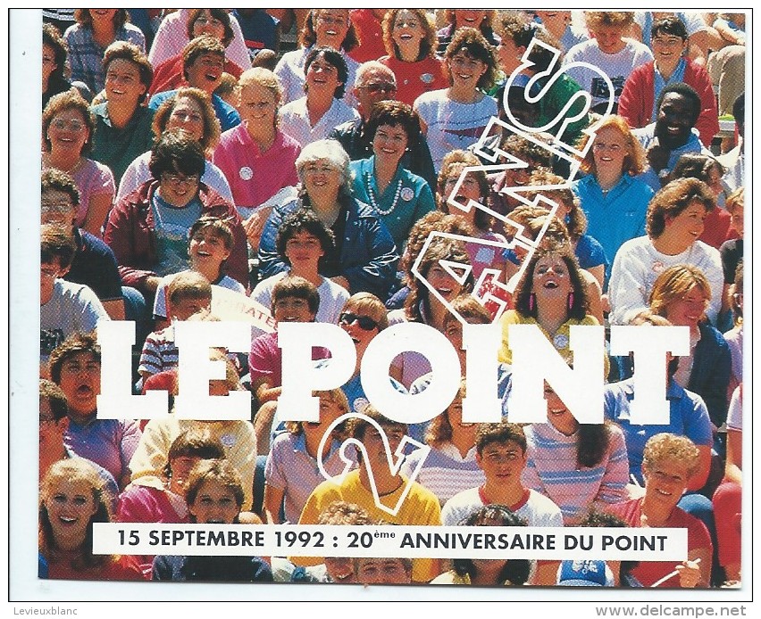 Calendrier De Poche/Journal / Le POINT//Paris/1992      CAL283 - Petit Format : 1991-00