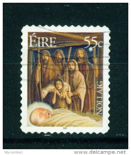 IRELAND  -  2007  Christmas  55c  Self Adhesive  Used As Scan - Usati