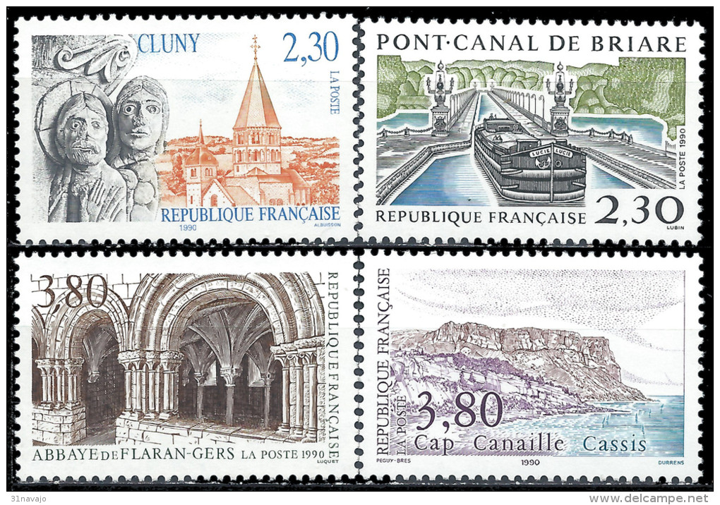 FRANCE - Série Touristique 1990 - 1970-1979