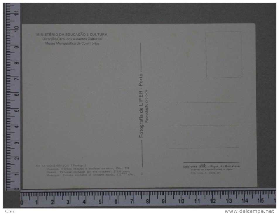 MUSEU MONOGRAFICO DE CONIMBRIGA - COIMBRA   - 2 SCANS - (Nº14093) - Coimbra