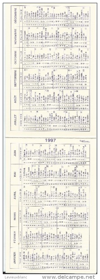 Calendrier De Poche/Transports/Cars Caulier/DREUX/1997      CAL301 - Tamaño Pequeño : 1991-00