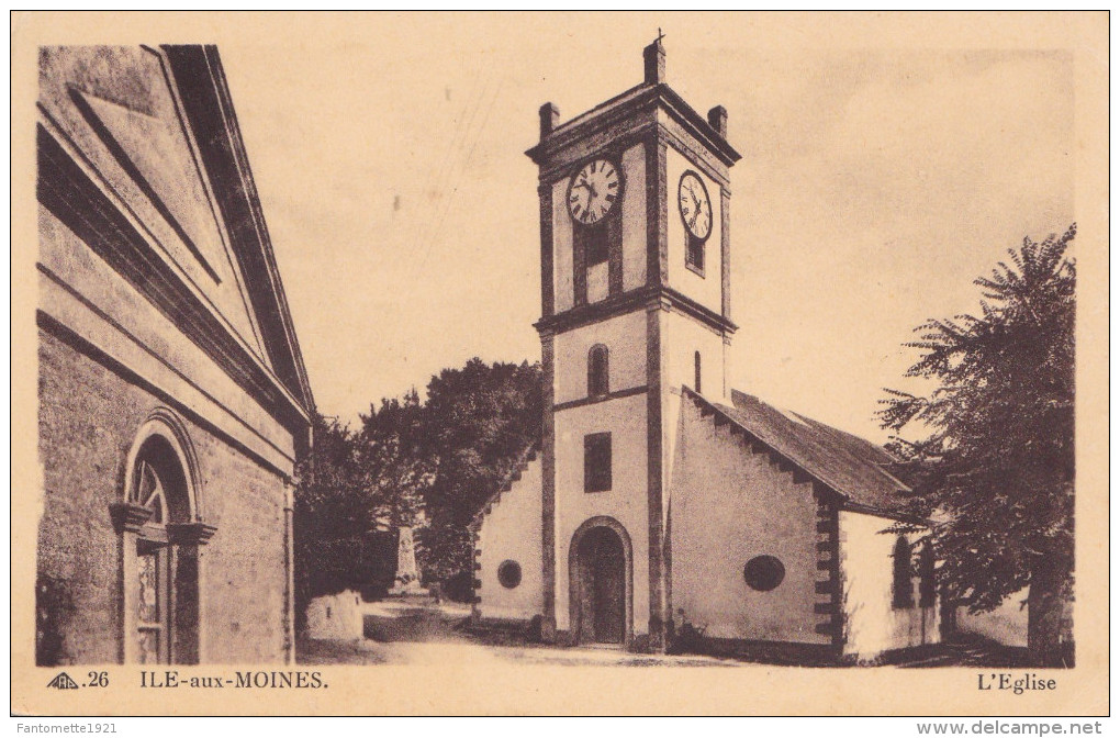 ILE AUX MOINES  L'EGLISE (dil175) - Ile Aux Moines