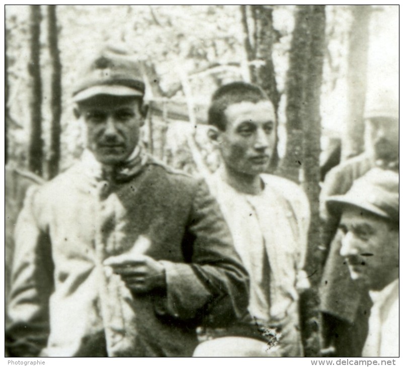 France WWI Soldats Italiens Sur Le Front Francais Ancienne Photo SIP 1914-1918 - Krieg, Militär