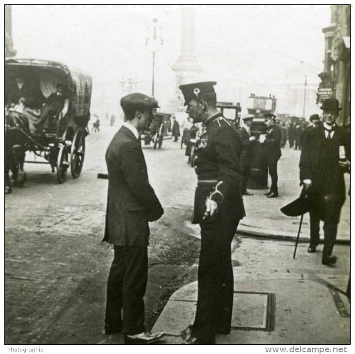 WWI Recrutement A Londres Avant Le Service Obligatoire Ancienne Photo SIP 1914-1918 - Krieg, Militär