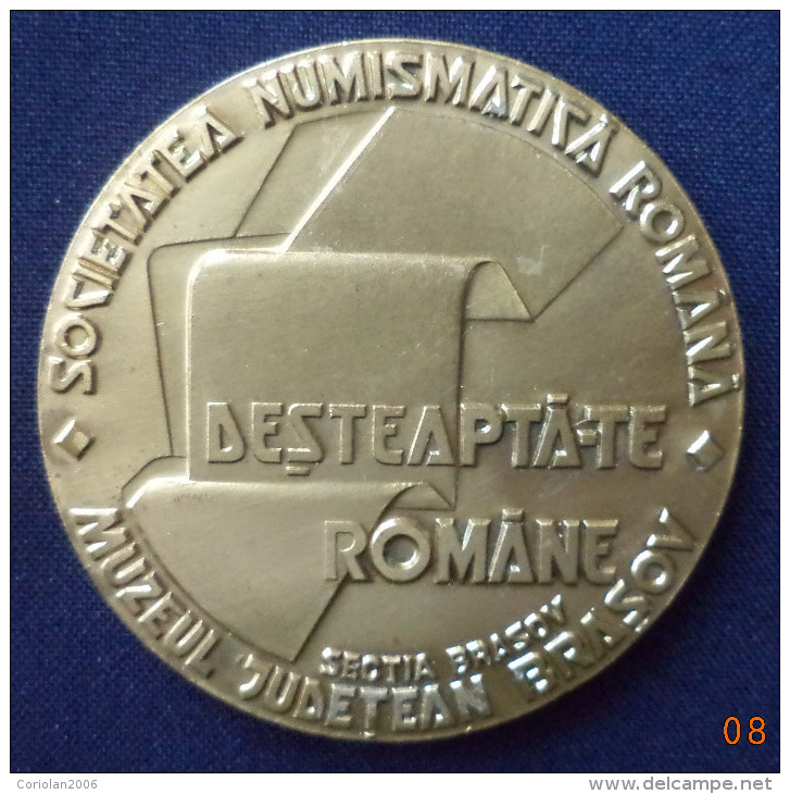 Romania /  Medal Ø60 Mm  / Brasov / Tombac, 110 G - Other & Unclassified
