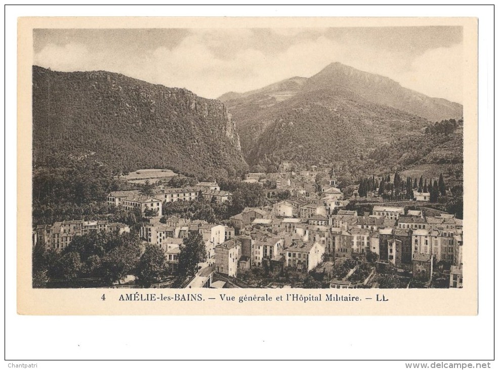 Amélie Les Bains - Vue Générale Et L' Hopital Militaire - Autres & Non Classés