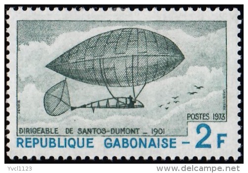 GABON - Scott #312 History Of Flight / Mint LH Stamp - Gabun (1960-...)