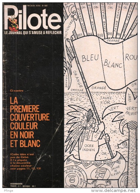 Pilote N°589,  1971 - Pilote