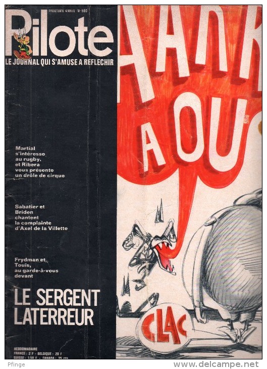 Pilote N°590,  1971 - Pilote