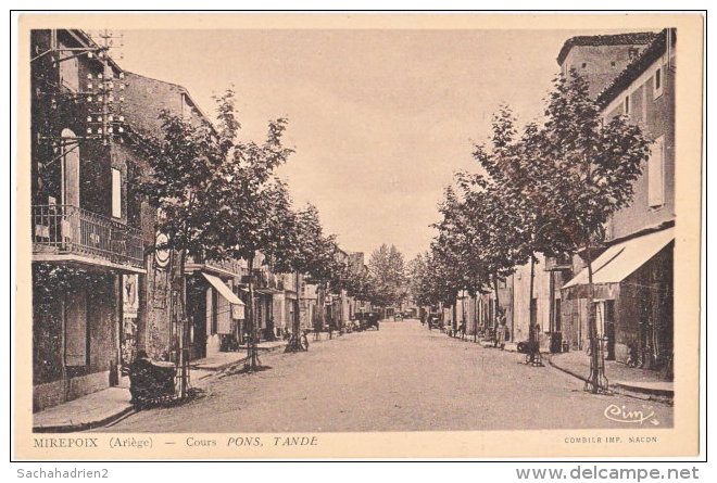 09. MIREPOIX. Cours Pons, Tande - Mirepoix