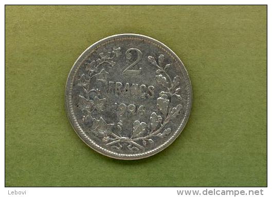 LEOPOLD II - 2 Francs 1904 FR - TH. VINCOTTE - 2 Frank