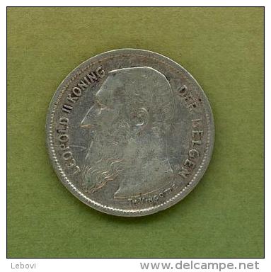 LEOPOLD II - 2 Francs 1904 FL - 2 Frank