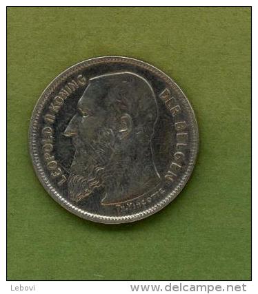 LEOPOLD II - 2 Francs 1909 FL - 2 Francs