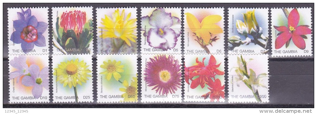 Gambia 2004, Postfris MNH, Flowers - Gambia (1965-...)