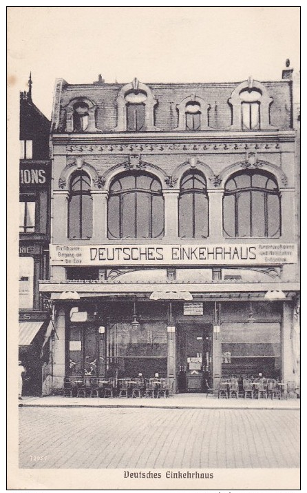 Valenciennes Deutsches Einkehrhaus Innen Und Aussen   2  X  Feldpost KLASSE - Valenciennes