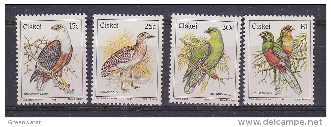 Ciskei 1981 Birds 4v ** Mnh (27522) - Ciskei