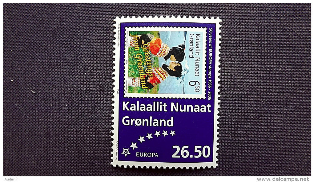 Grönland 457 **/mnh, 50 Jahre Europamarken - Neufs