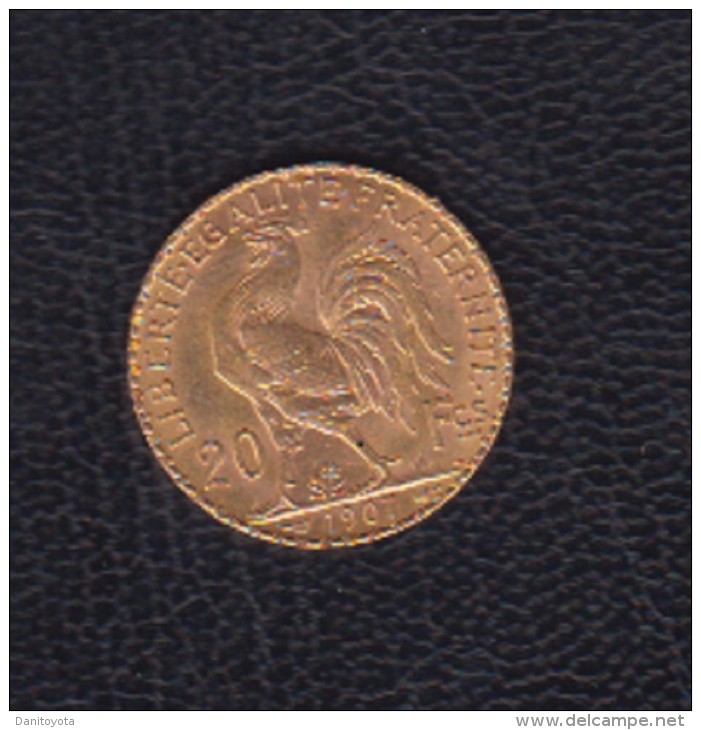 1907. 20 FR ORO.   REPÚBLICA FRANCESA - Other & Unclassified