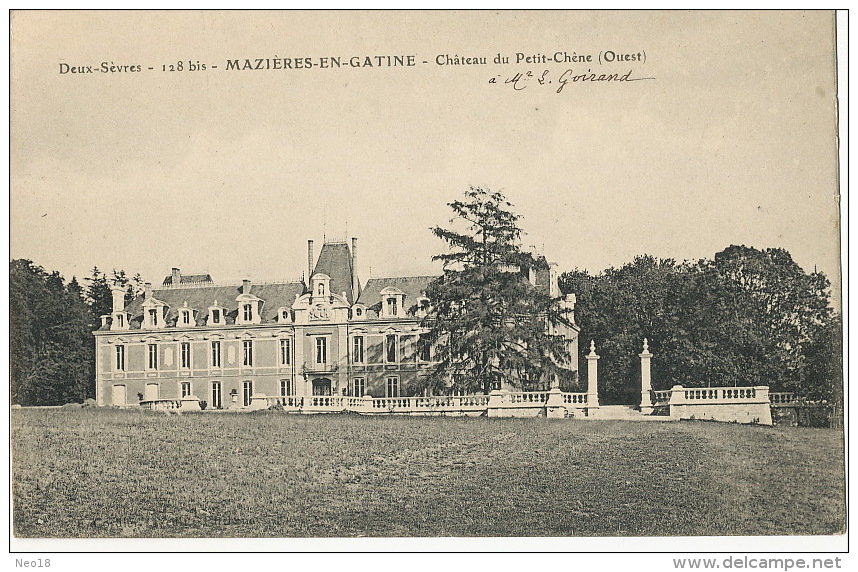 Chateau Du Petit Chene à Mazieres En Gatine à Mr S. Goirand - Mazieres En Gatine