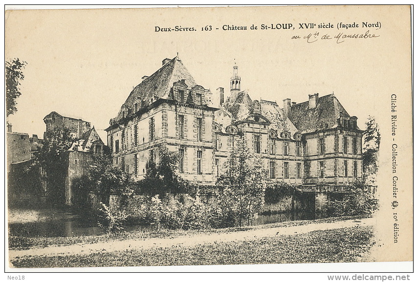 Chateau De St Loup Au Marquis De Maussabré - Saint Loup Lamaire