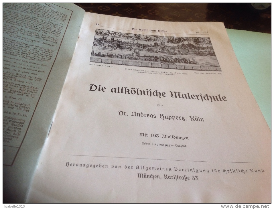 Dr Andreas Koln Die Altkolnirche 1914 Die Kunrt  Dem Dolke Die Altkolnirch - Autres & Non Classés