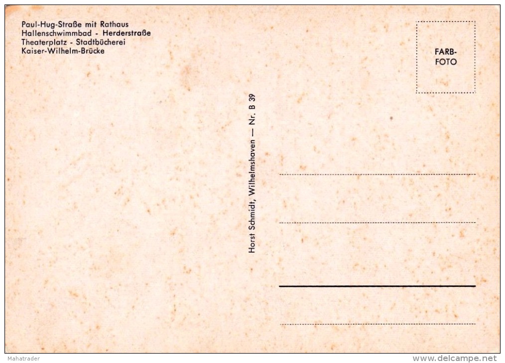 Germany Deutschland - Wilhelmshaven - Multi View Mehrbildkarte - Wilhelmshaven