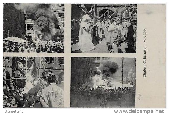 CPA Animée école Centrale Chahut Bizuth 1909 Non Circulé - Enseignement, Ecoles Et Universités