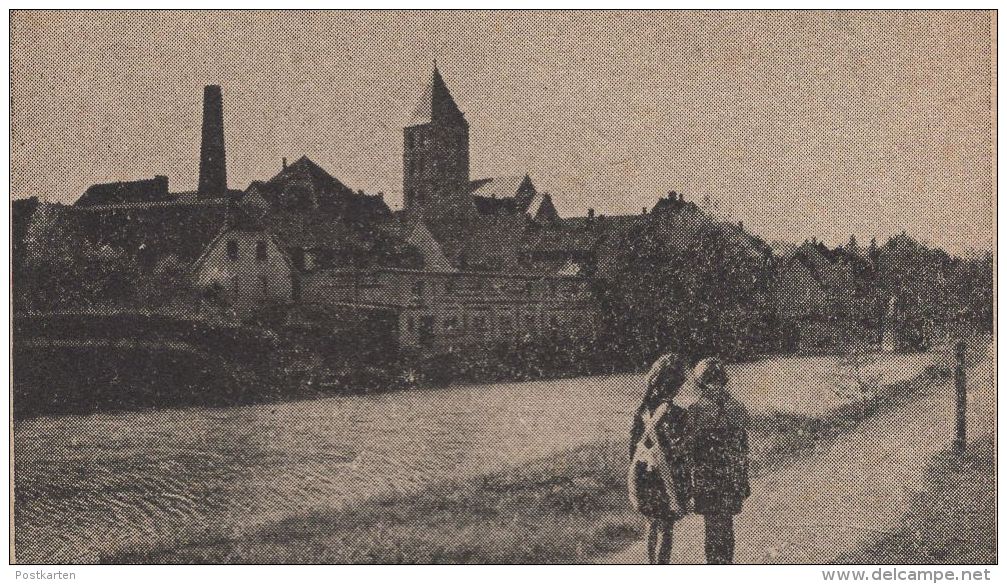 ALTE POSTKARTE GRUSS AUS RHEINE BLICK ZUR ALTSTADT BAHNHOF Kinder Mädchen Station Gare Cpa Postcard Ansichtskarte AK - Rheine