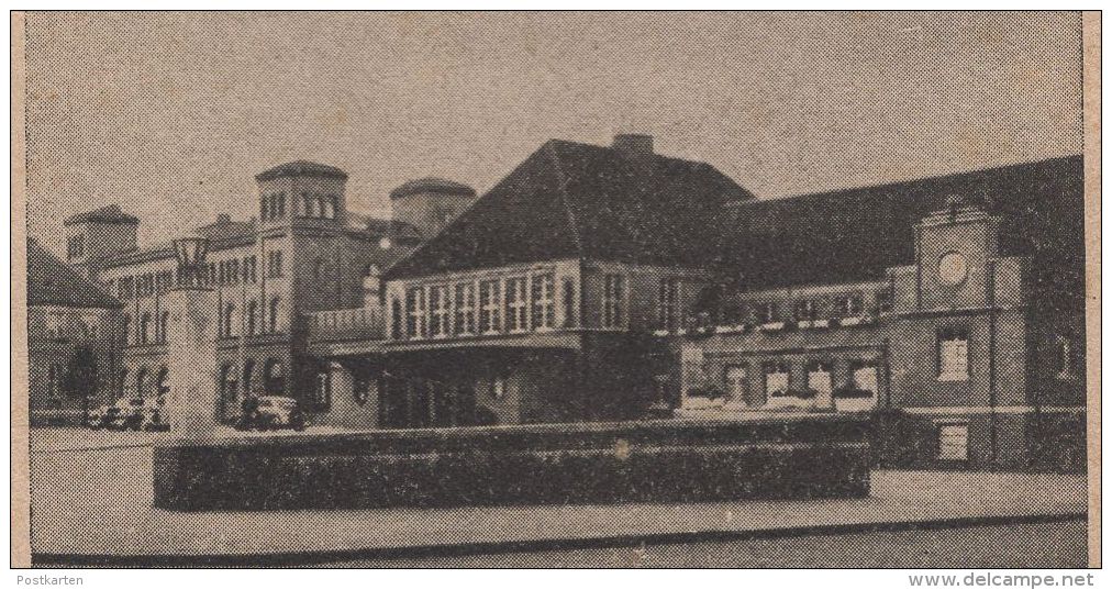 ALTE POSTKARTE GRUSS AUS RHEINE BLICK ZUR ALTSTADT BAHNHOF Kinder Mädchen Station Gare Cpa Postcard Ansichtskarte AK - Rheine