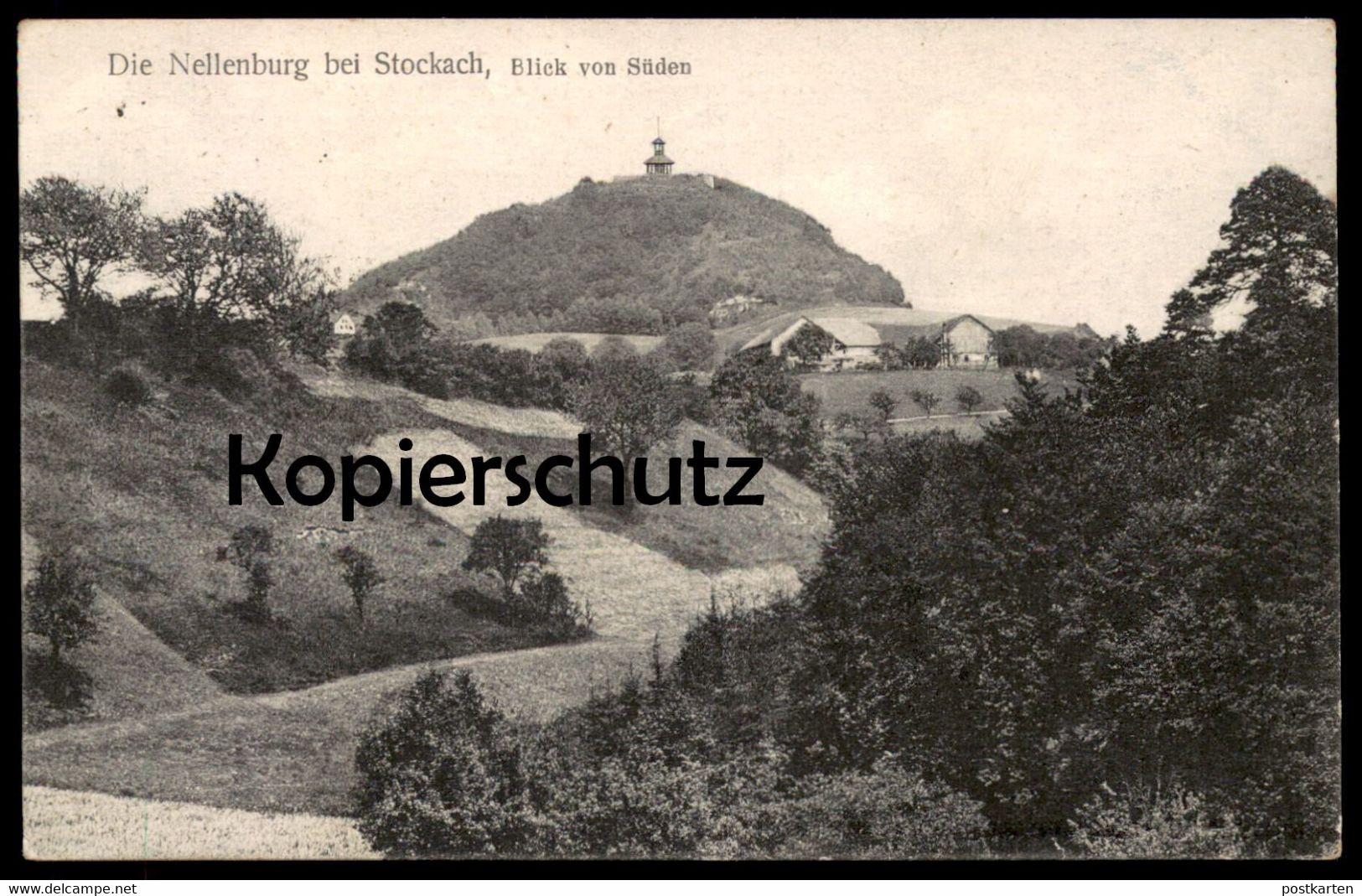 ALTE POSTKARTE DIE NELLENBURG BEI STOCKACH BLICK VON SÜDEN Schloss Burg Castle Chateau Cpa Postcard AK Ansichtskarte - Stockach